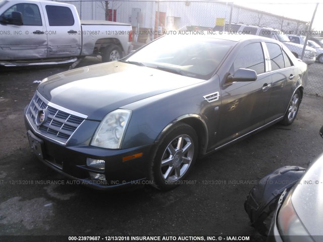 1G6DZ67A180205544 - 2008 CADILLAC STS GRAY photo 2