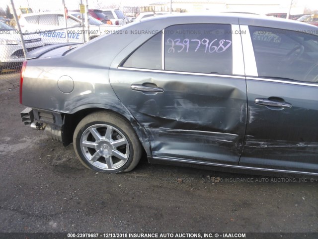 1G6DZ67A180205544 - 2008 CADILLAC STS GRAY photo 6