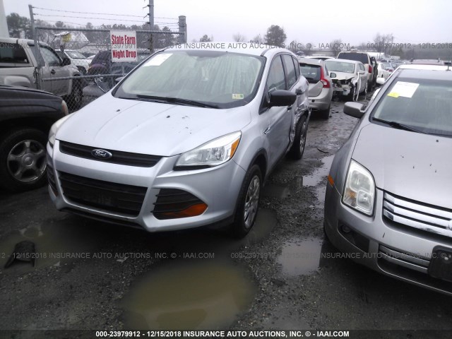 1FMCU0F73DUB78288 - 2013 FORD ESCAPE S SILVER photo 2