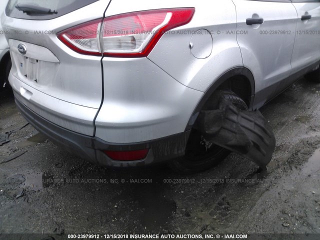 1FMCU0F73DUB78288 - 2013 FORD ESCAPE S SILVER photo 6