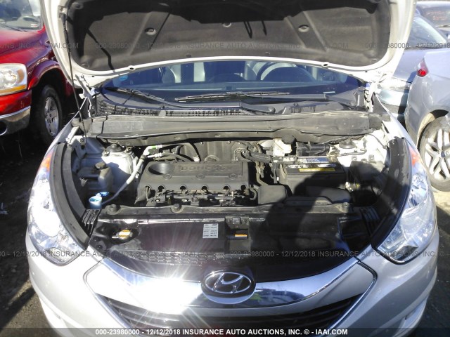 KM8JU3AC3CU373643 - 2012 HYUNDAI TUCSON GLS/LIMITED 银色 照片 10