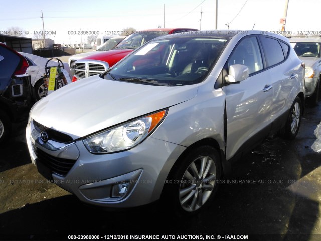 KM8JU3AC3CU373643 - 2012 HYUNDAI TUCSON GLS/LIMITED 银色 照片 2