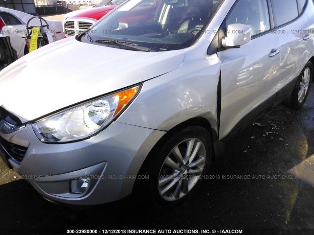 KM8JU3AC3CU373643 - 2012 HYUNDAI TUCSON GLS/LIMITED 银色 照片 6