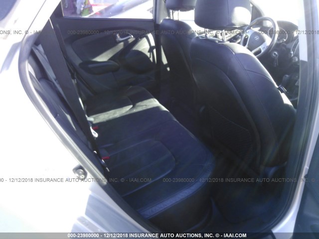 KM8JU3AC3CU373643 - 2012 HYUNDAI TUCSON GLS/LIMITED 银色 照片 8