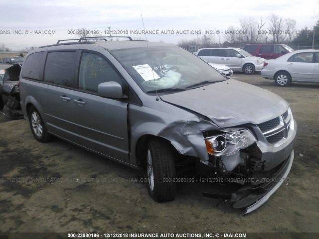 2C4RDGCG5GR195011 - 2016 DODGE GRAND CARAVAN SXT GRAY photo 1