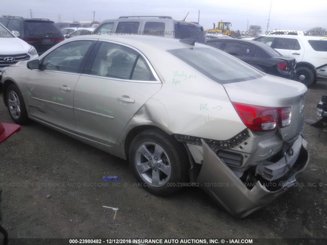 1G11B5SL5FF231980 - 2015 CHEVROLET MALIBU LS TAN photo 3