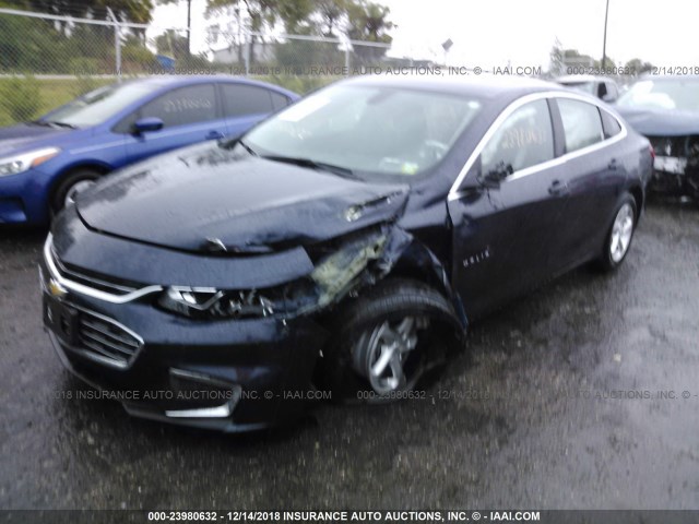1G1ZB5ST1JF108141 - 2018 CHEVROLET MALIBU LS BLACK photo 6