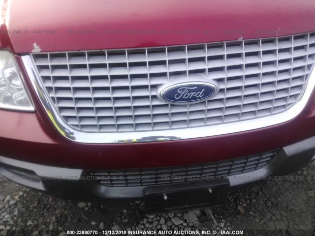 1FMPU15575LA94537 - 2005 FORD EXPEDITION XLT RED photo 6