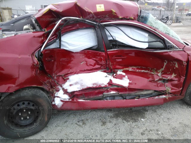 4T1BF3EK6AU519160 - 2010 TOYOTA CAMRY SE/LE/XLE 红色 照片 6