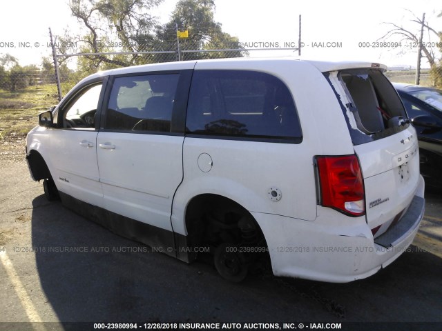 2D4RN4DGXBR657892 - 2011 DODGE GRAND CARAVAN EXPRESS WHITE photo 3