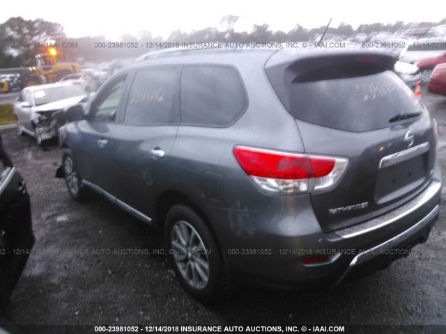 5N1AR2MN2GC670648 - 2016 NISSAN PATHFINDER S/SV/SL/PLATINUM GRAY photo 3