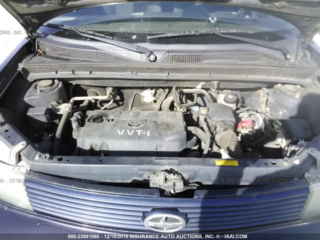 JTLKT324X50182965 - 2005 TOYOTA SCION XB Көк фото 10