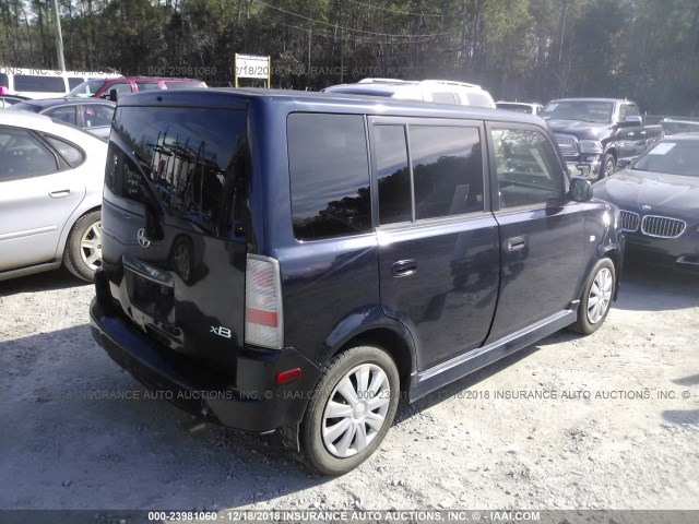 JTLKT324X50182965 - 2005 TOYOTA SCION XB Көк фото 4