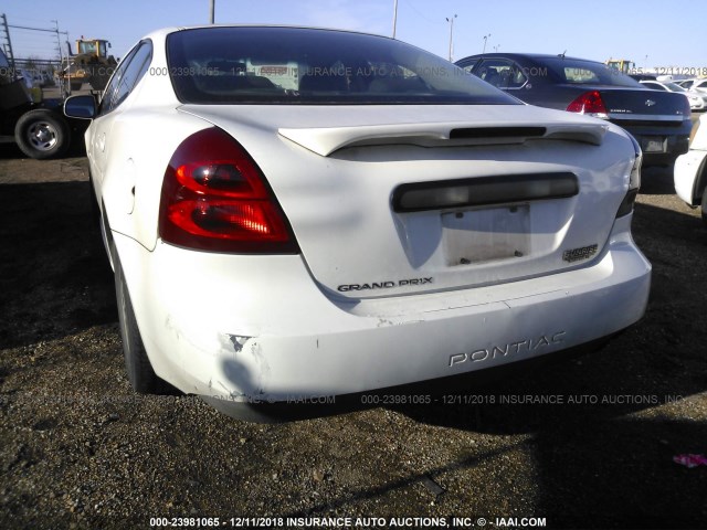 2G2WP552561198301 - 2006 PONTIAC GRAND PRIX თეთრი ფოტო 6
