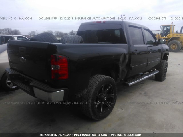 3GCPCREA3BG309276 - 2011 CHEVROLET SILVERADO C1500  LS BLACK photo 4