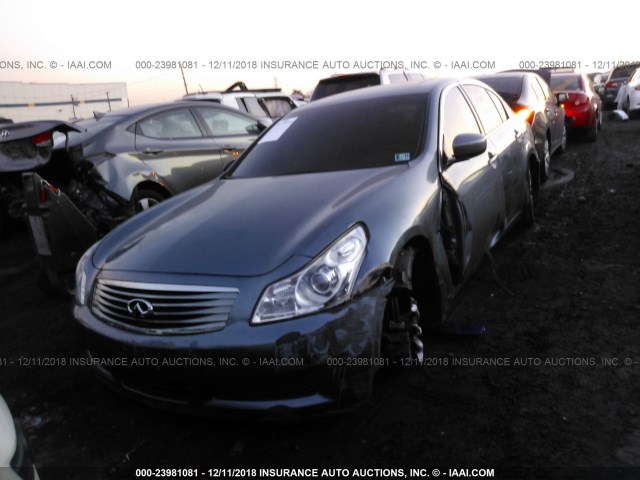 JNKCV61F29M358323 - 2009 INFINITI G37 GRAY photo 2