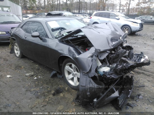 2C3CDYAG6DH670072 - 2013 DODGE CHALLENGER SXT GRAY photo 1