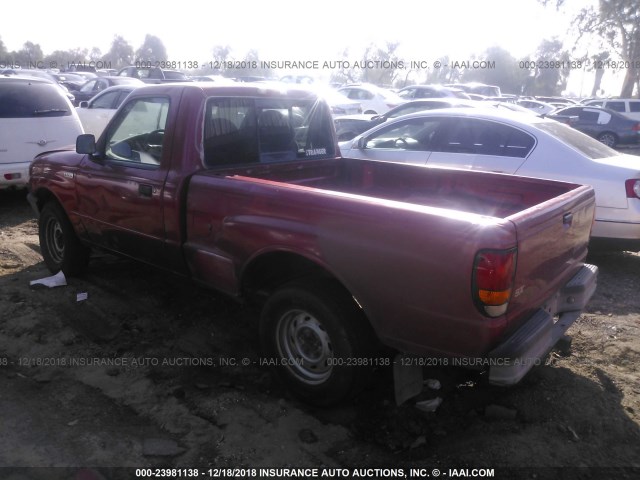 4F4YR12C0YTM18193 - 2000 MAZDA B2500 RED photo 3