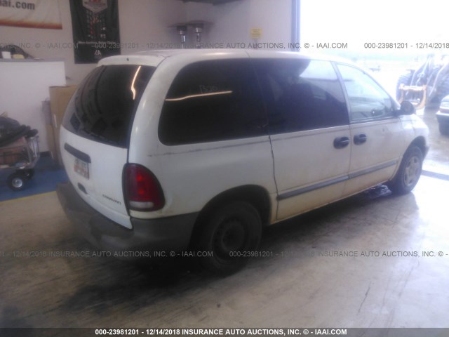 2B4FP25B1WR654058 - 1998 DODGE CARAVAN WHITE photo 4