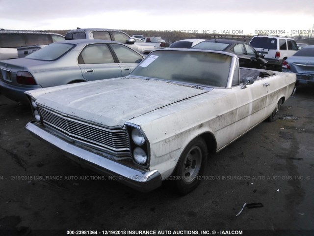 5J65X125439 - 1965 FORD GALAXIE WHITE photo 2