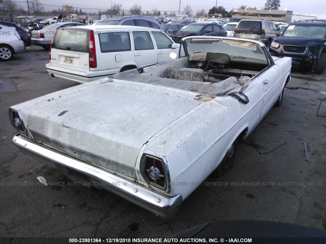 5J65X125439 - 1965 FORD GALAXIE WHITE photo 4