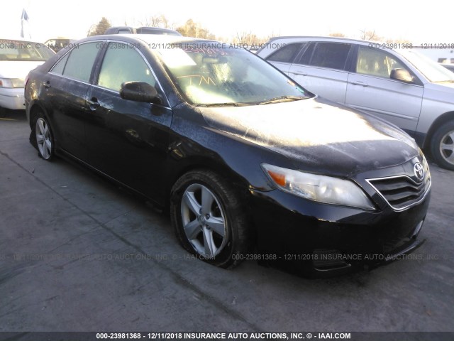4T1BF3EK9AU004587 - 2010 TOYOTA CAMRY SE/LE/XLE BLACK photo 1