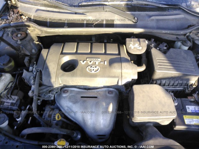 4T1BF3EK9AU004587 - 2010 TOYOTA CAMRY SE/LE/XLE BLACK photo 10