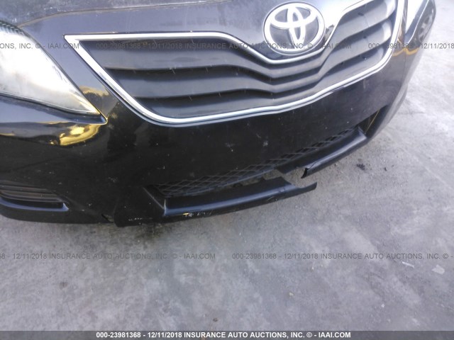 4T1BF3EK9AU004587 - 2010 TOYOTA CAMRY SE/LE/XLE BLACK photo 6