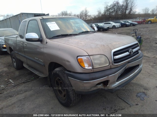 5TBBT44151S157721 - 2001 TOYOTA TUNDRA ACCESS CAB/ACCESS CAB SR5 BEIGE photo 1