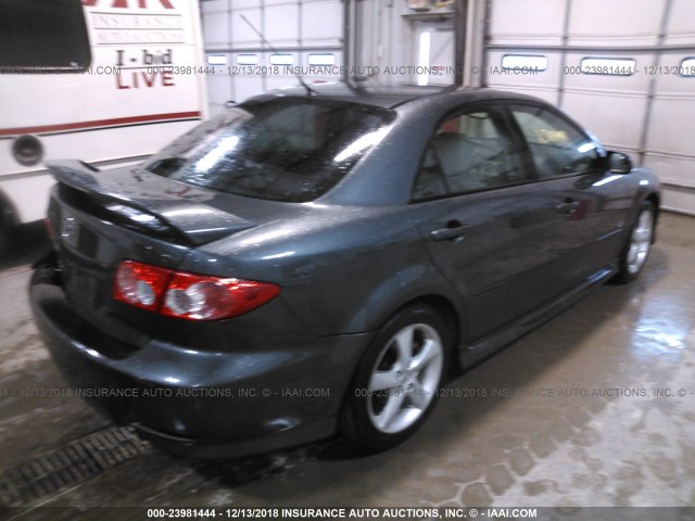 1YVHP80D855M03440 - 2005 MAZDA 6 S GRAY photo 4