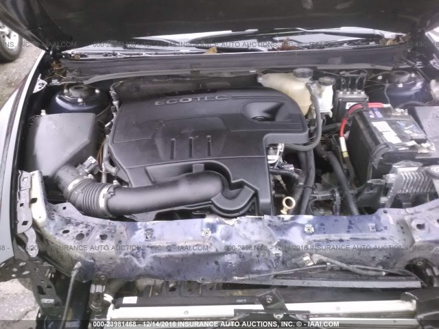 1G1ZA5EU4BF355274 - 2011 CHEVROLET MALIBU LS BLUE photo 10