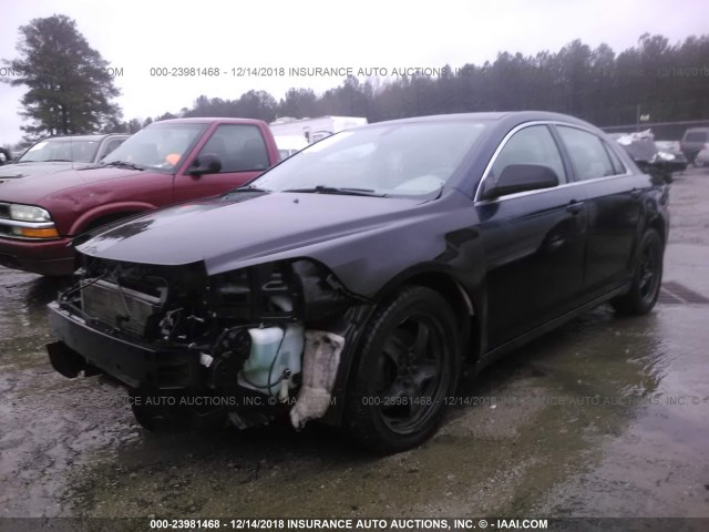 1G1ZA5EU4BF355274 - 2011 CHEVROLET MALIBU LS BLUE photo 2