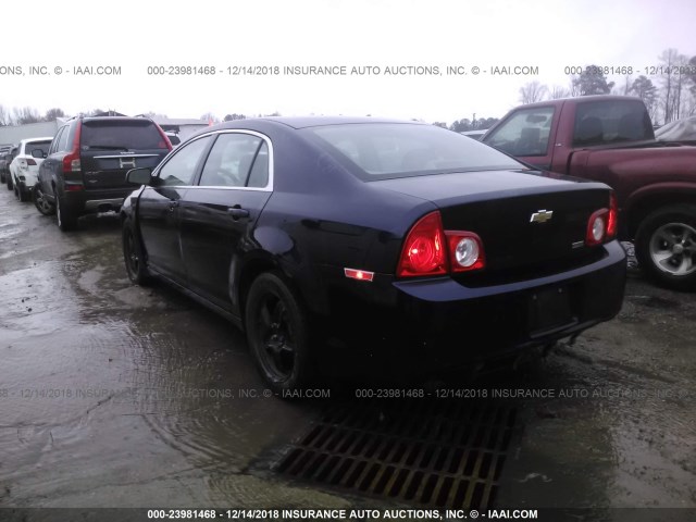 1G1ZA5EU4BF355274 - 2011 CHEVROLET MALIBU LS BLUE photo 3