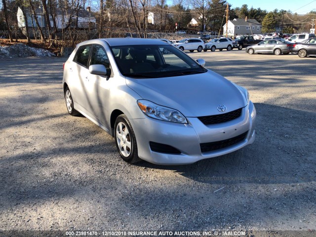 2T1KU40E09C080466 - 2009 TOYOTA COROLLA MATRIX  SILVER photo 1