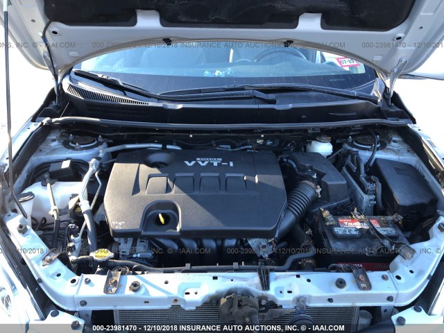 2T1KU40E09C080466 - 2009 TOYOTA COROLLA MATRIX  SILVER photo 10