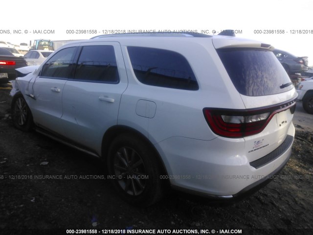 1C4RDHAG3GC301540 - 2016 DODGE DURANGO SXT WHITE photo 3