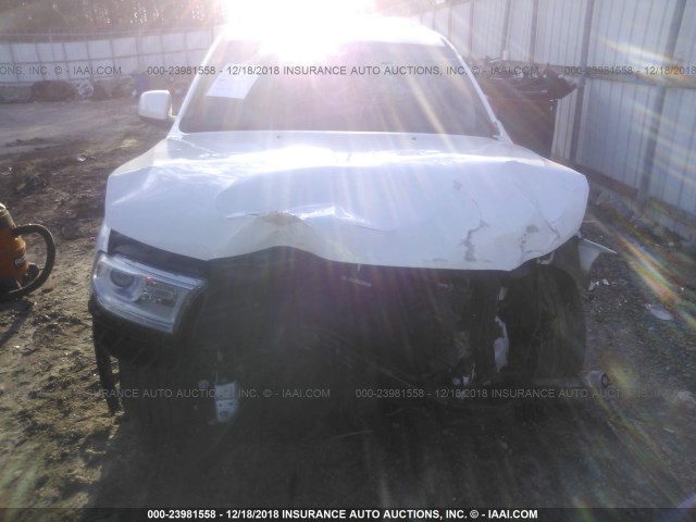 1C4RDHAG3GC301540 - 2016 DODGE DURANGO SXT WHITE photo 6