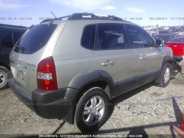 KM8JN12D37U609125 - 2007 HYUNDAI TUCSON SE/LIMITED GRAY photo 4