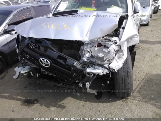 5TFUU4EN5BX015752 - 2011 TOYOTA TACOMA ACCESS CAB ვერცხლისფერი ფოტო 10