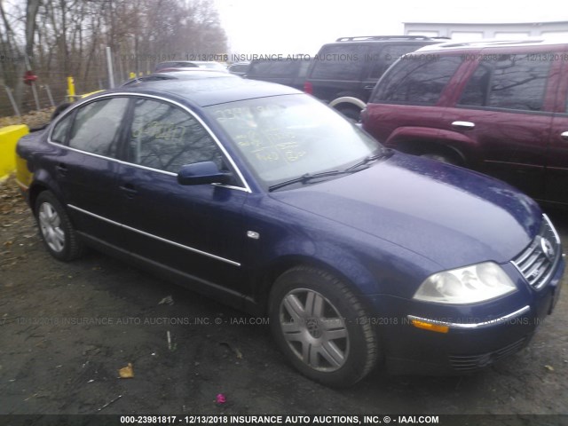 WVWUK63BX3P105765 - 2003 VOLKSWAGEN PASSAT W8 4MOTION Dark Blue photo 6