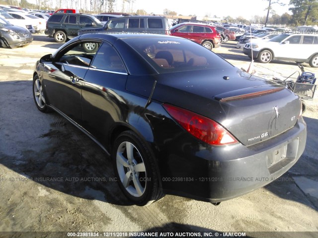 1G2ZH35N774160440 - 2007 PONTIAC G6 GT BLACK photo 3