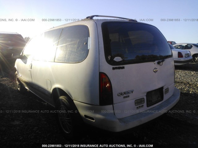 4N2DN11W1RD803091 - 1994 NISSAN QUEST XE/GXE WHITE photo 3