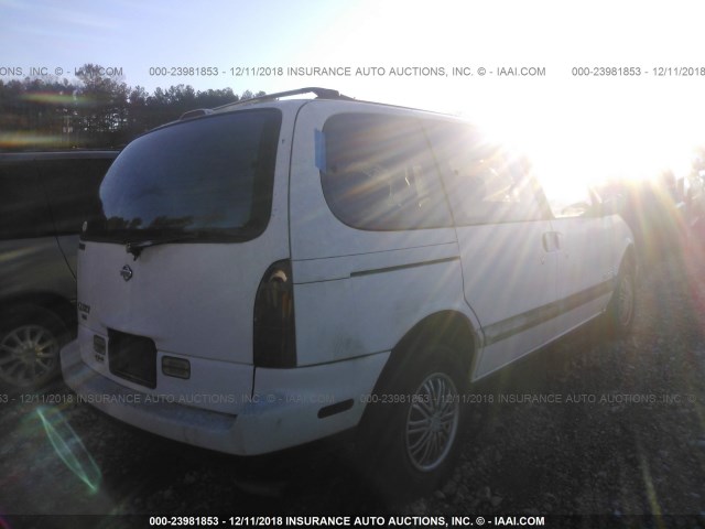 4N2DN11W1RD803091 - 1994 NISSAN QUEST XE/GXE WHITE photo 4