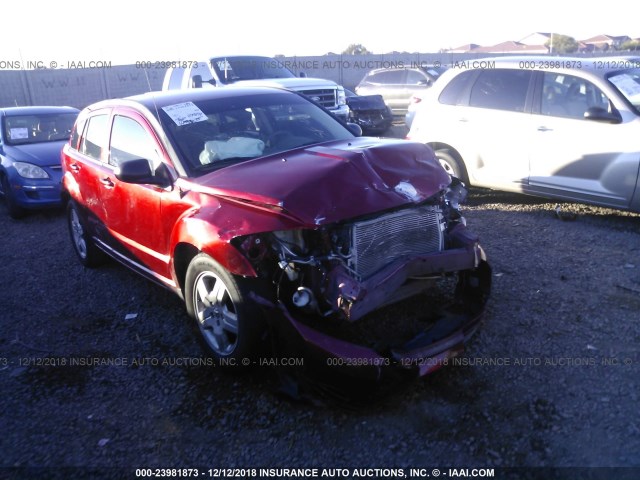 1B3HB48A59D149299 - 2009 DODGE CALIBER SXT RED photo 1