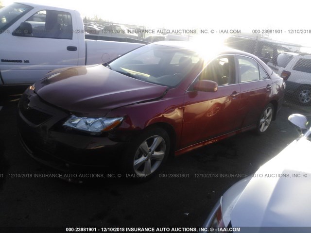 4T1BF3EK5AU511101 - 2010 TOYOTA CAMRY SE/LE/XLE 红色 照片 2