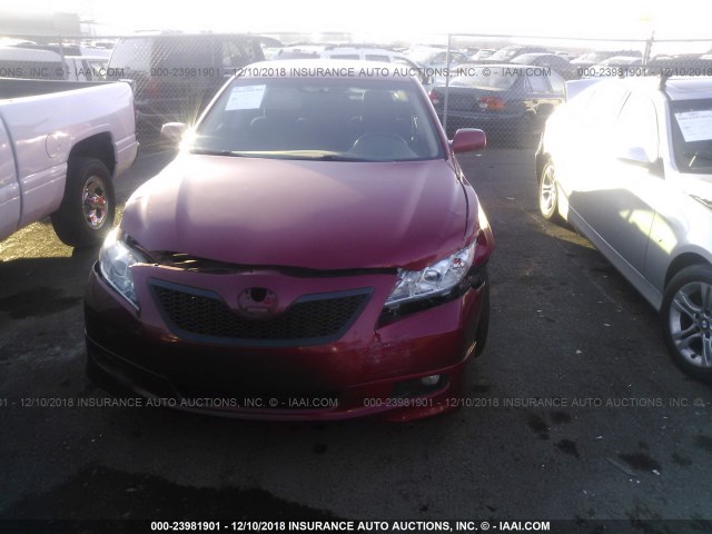 4T1BF3EK5AU511101 - 2010 TOYOTA CAMRY SE/LE/XLE 红色 照片 6