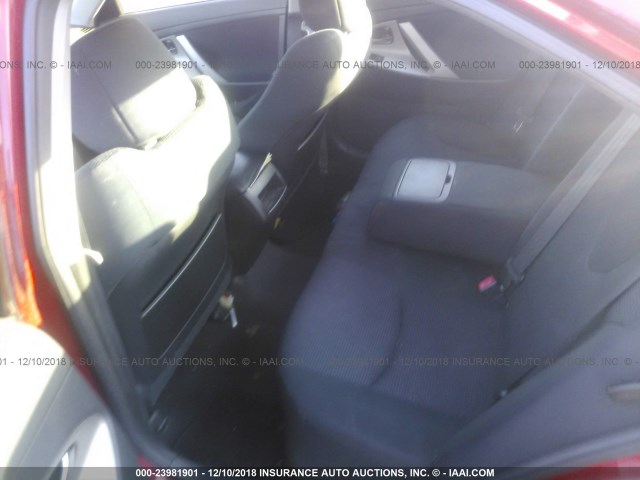 4T1BF3EK5AU511101 - 2010 TOYOTA CAMRY SE/LE/XLE 红色 照片 8