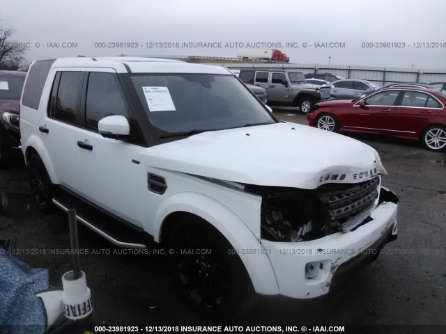 SALAG2V60GA823162 - 2016 LAND ROVER LR4 HSE WHITE photo 1