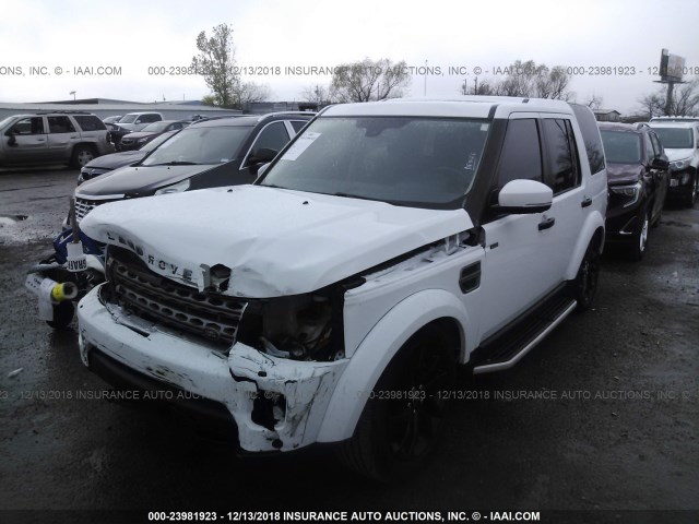 SALAG2V60GA823162 - 2016 LAND ROVER LR4 HSE WHITE photo 2