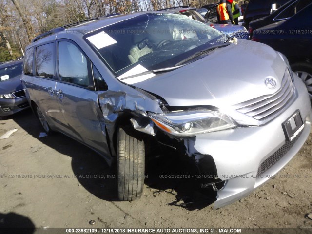 5TDYZ3DC5HS769858 - 2017 TOYOTA SIENNA XLE/LIMITED SILVER photo 1